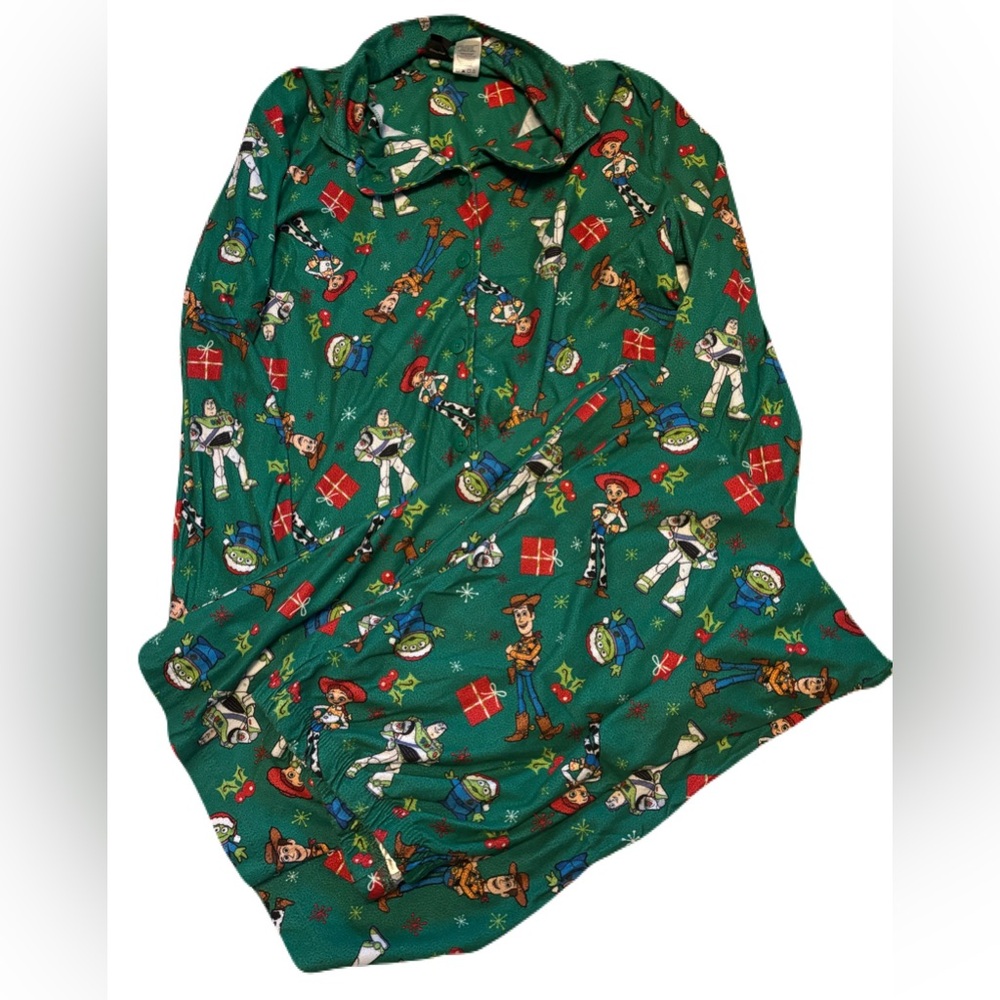 Disney Toy Story 4 unisex holiday Christmas festive pajamas size L